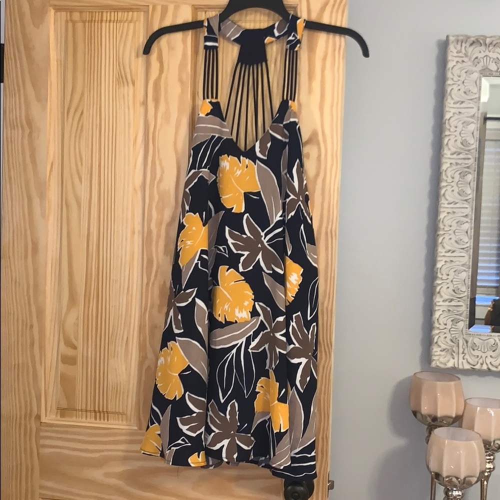 Flowery print dress
